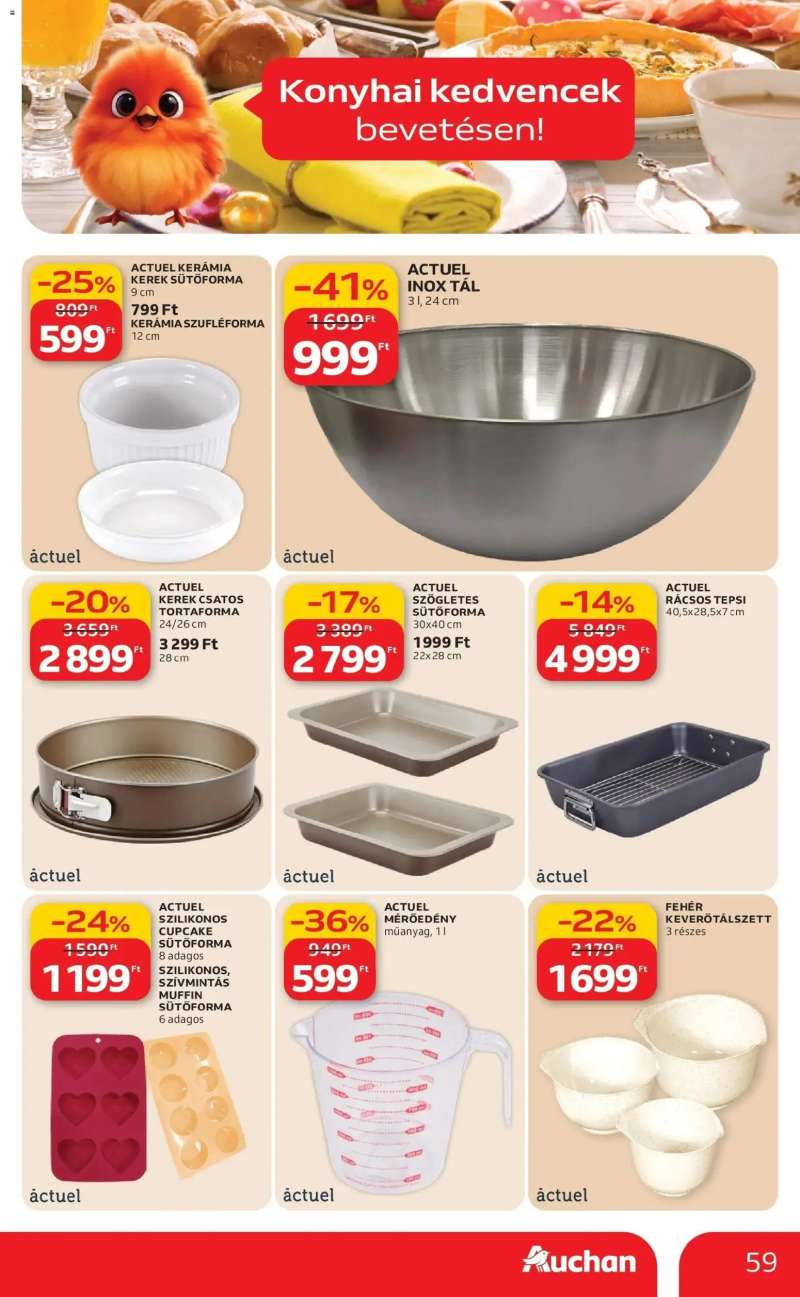 Auchan Auchan akciós újság Budapest 59 oldal