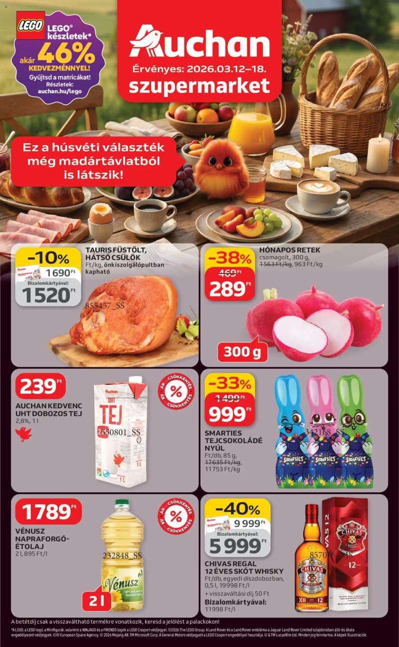 Auchan Auchan Szupermarket akciós újság 1 oldal