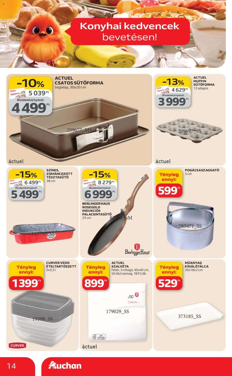 Auchan Auchan Szupermarket akciós újság 14 oldal