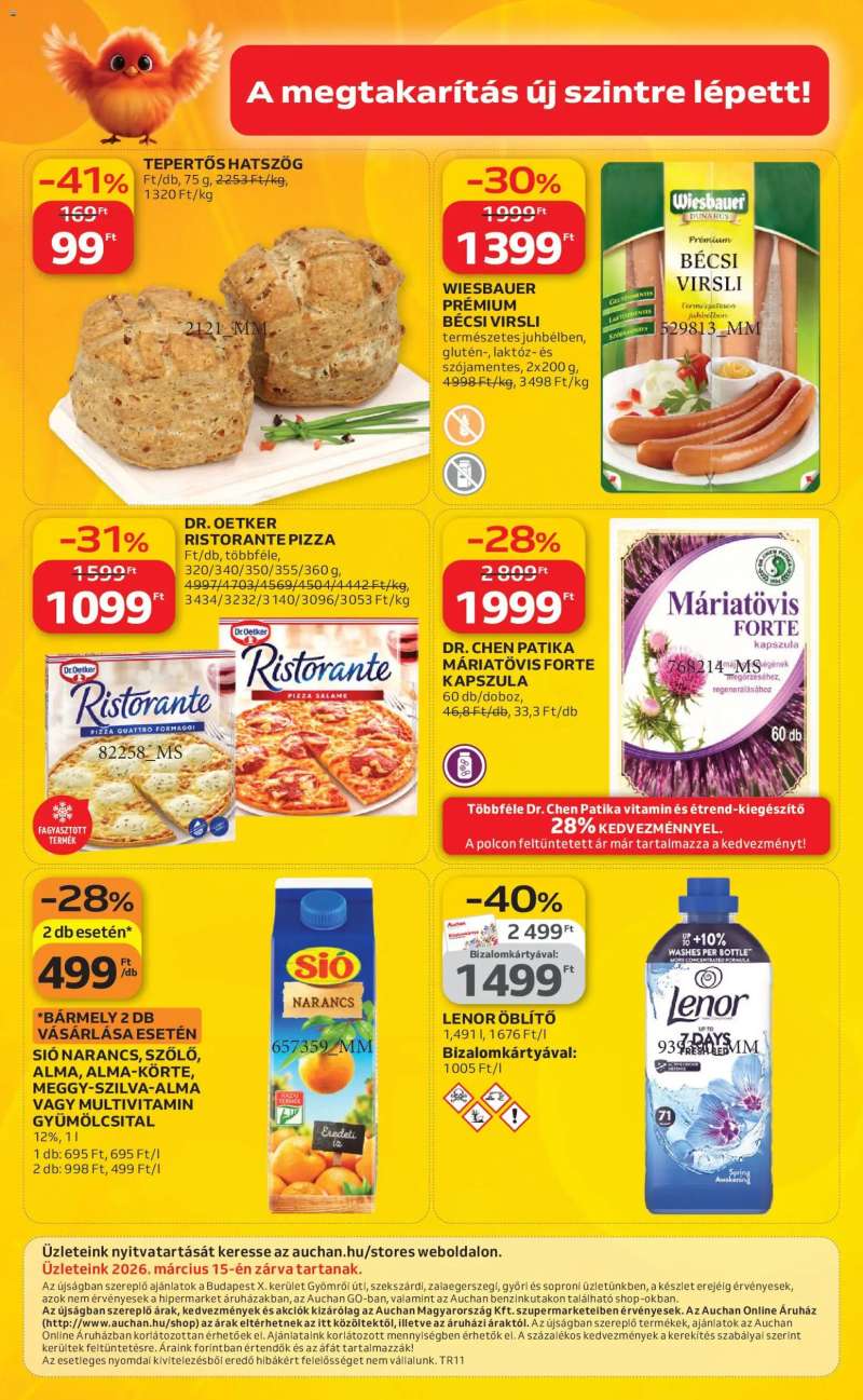 Auchan Auchan Szupermarket akciós újság 16 oldal
