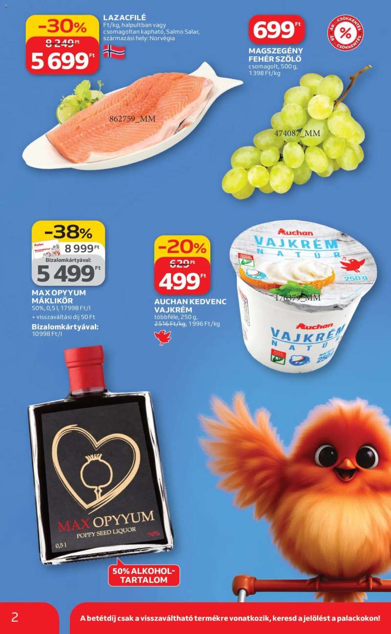 Auchan Auchan Szupermarket akciós újság 2 oldal