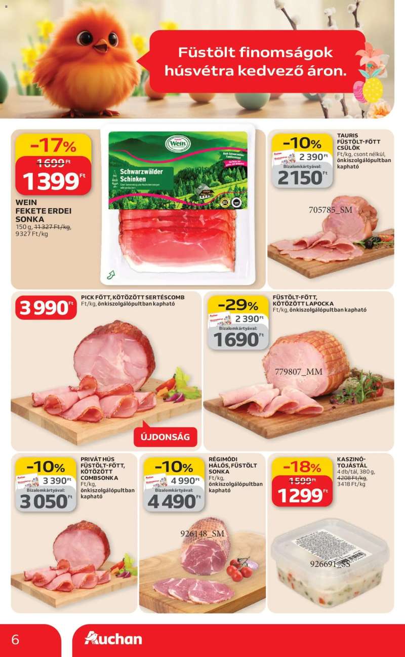 Auchan Auchan Szupermarket akciós újság 6 oldal