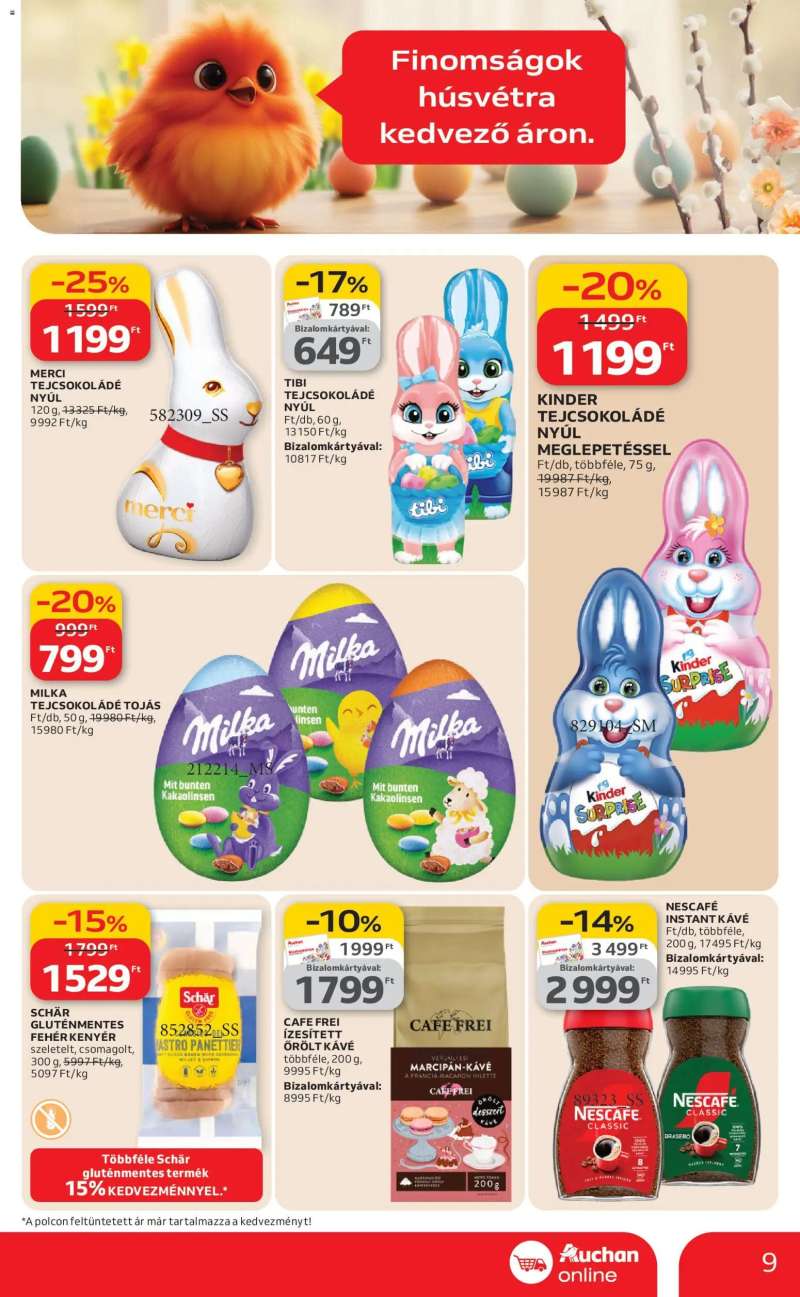 Auchan Auchan Szupermarket akciós újság 9 oldal