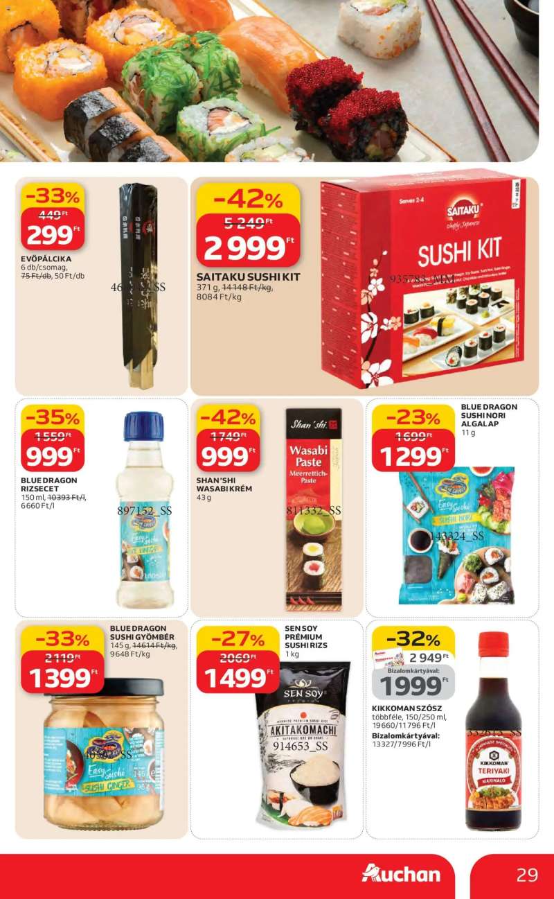 Auchan Auchan akciós újság 29 oldal