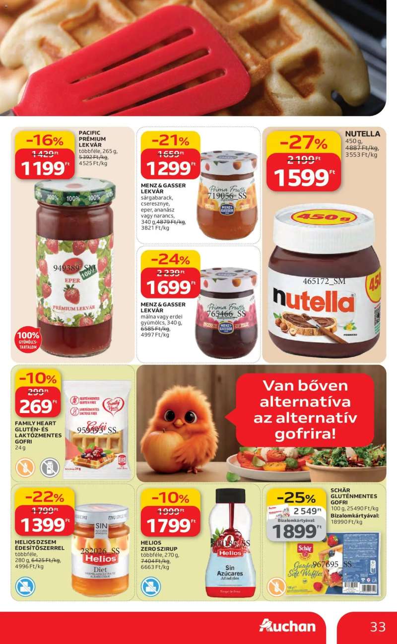 Auchan Auchan akciós újság 33 oldal