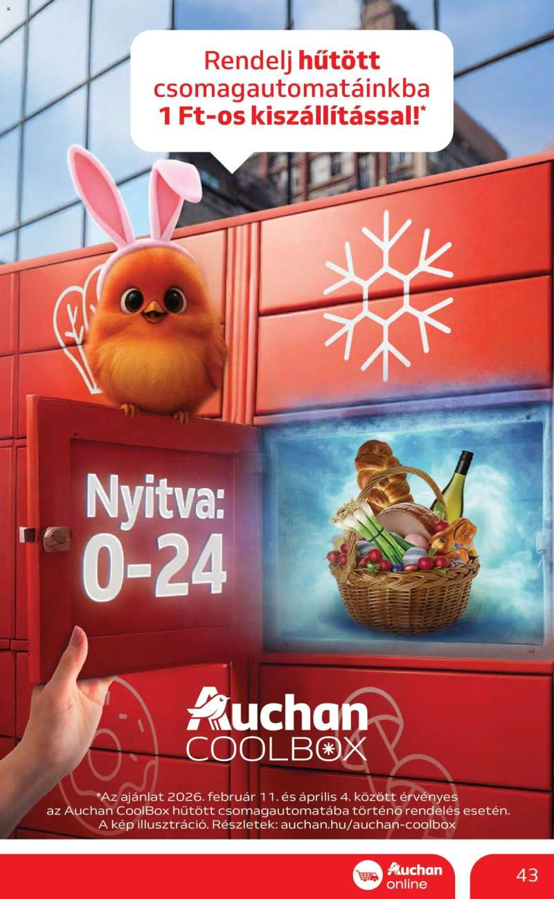 Auchan Auchan akciós újság 43 oldal
