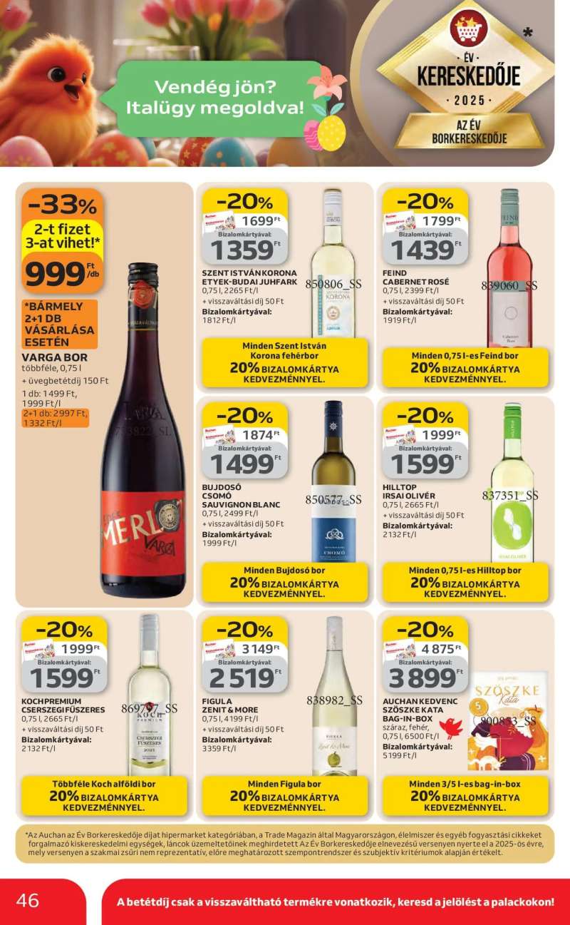 Auchan Auchan akciós újság 46 oldal