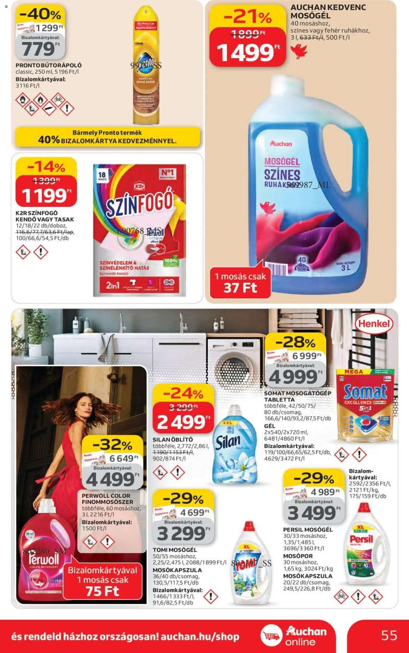 Auchan Auchan akciós újság 55 oldal