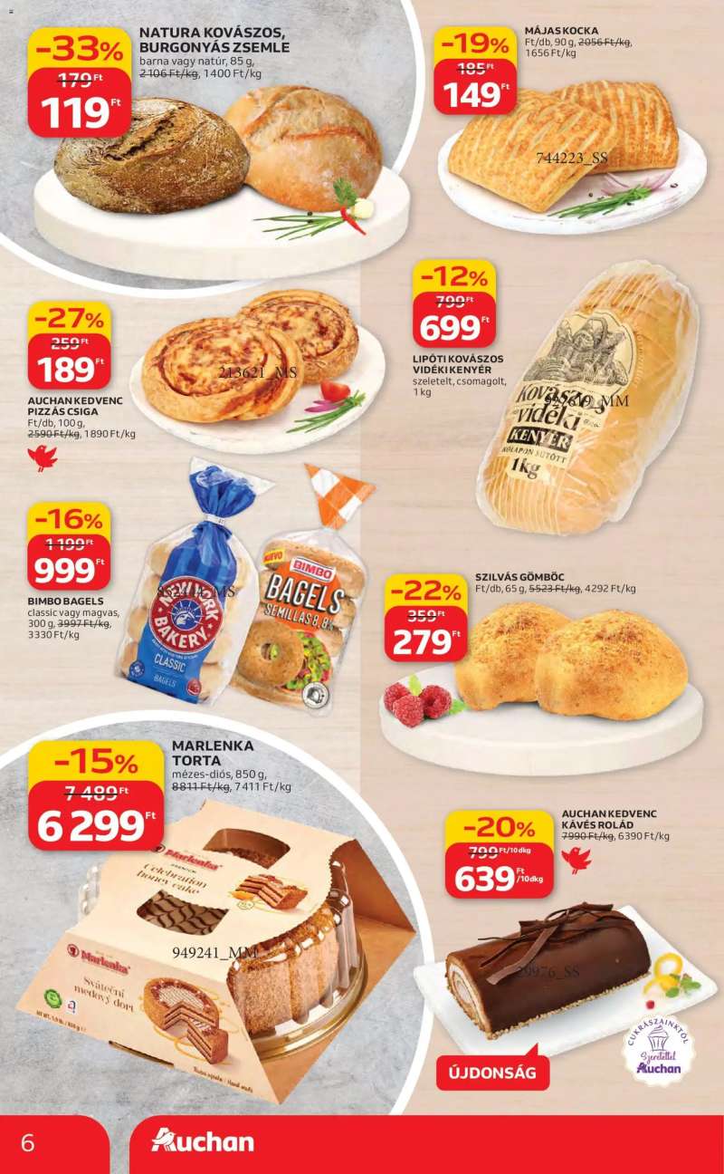 Auchan Auchan akciós újság 6 oldal