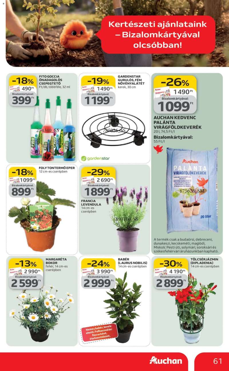 Auchan Auchan akciós újság 61 oldal