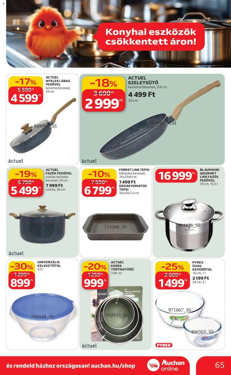 Auchan Auchan akciós újság 65 oldal