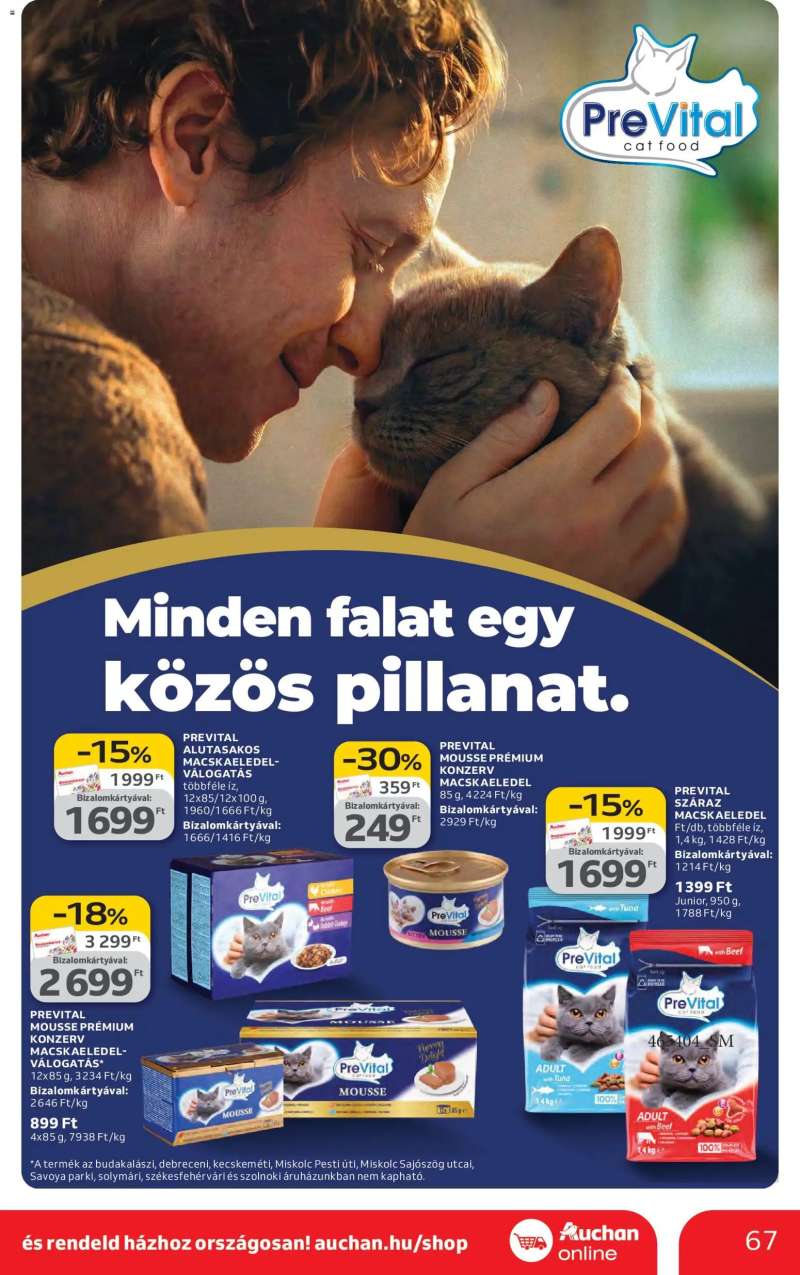 Auchan Auchan akciós újság 67 oldal