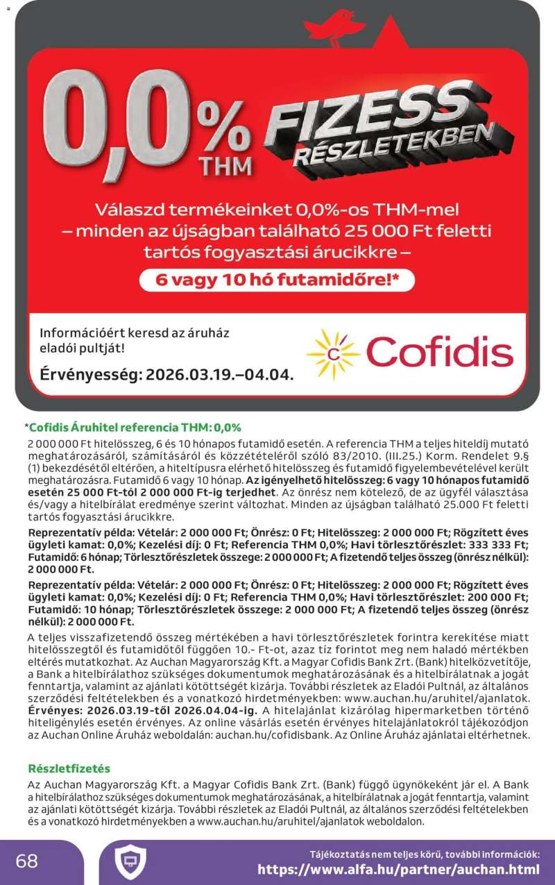 Auchan Auchan akciós újság 68 oldal