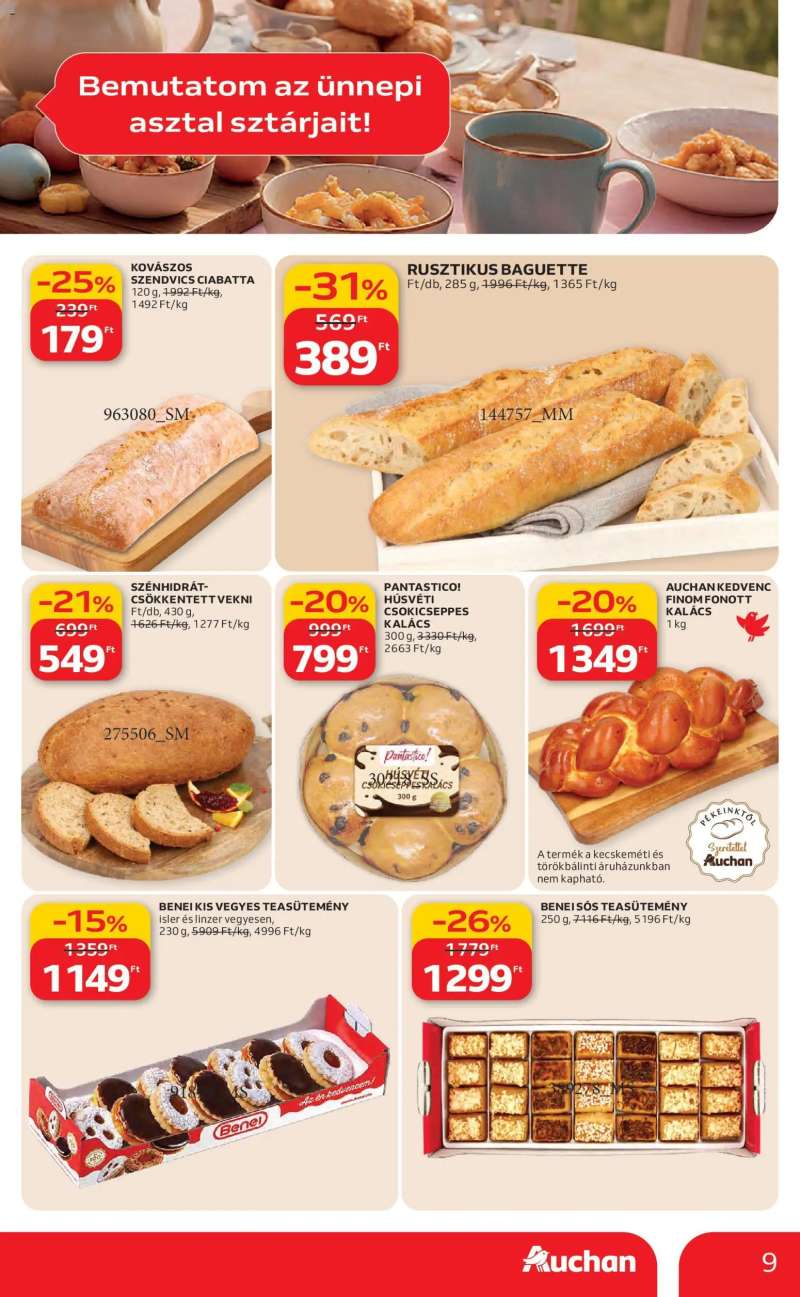 Auchan Auchan akciós újság 9 oldal