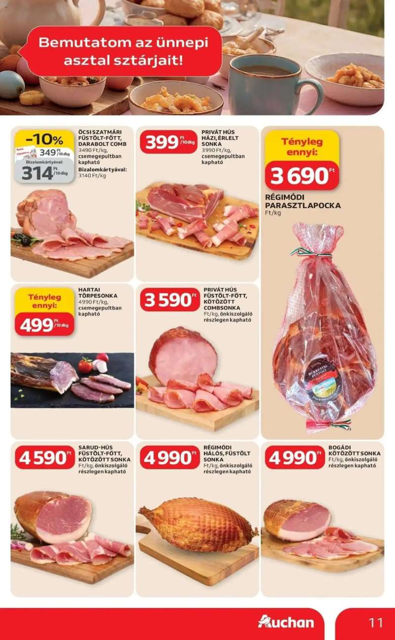 Auchan Auchan akciós újság Budapest 11 oldal