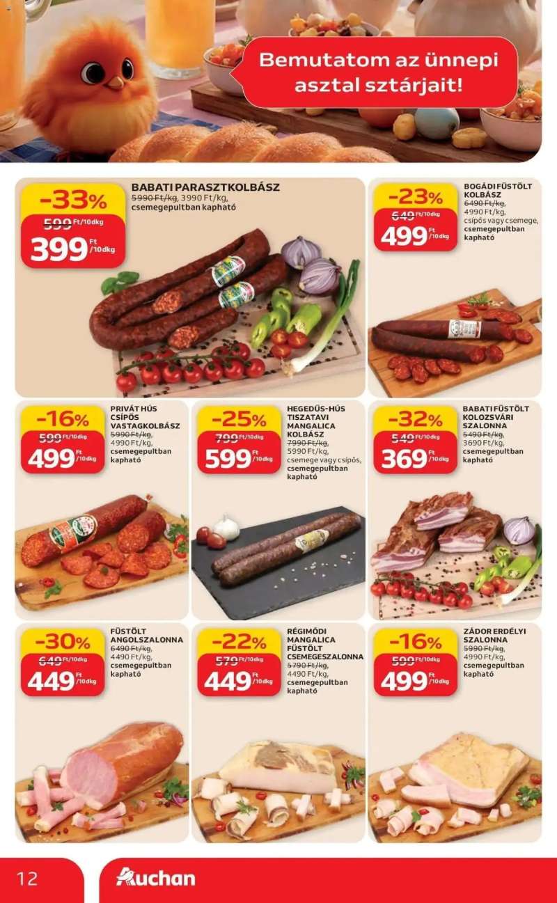Auchan Auchan akciós újság Budapest 12 oldal