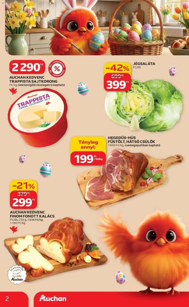 Auchan Auchan akciós újság Budapest 2 oldal