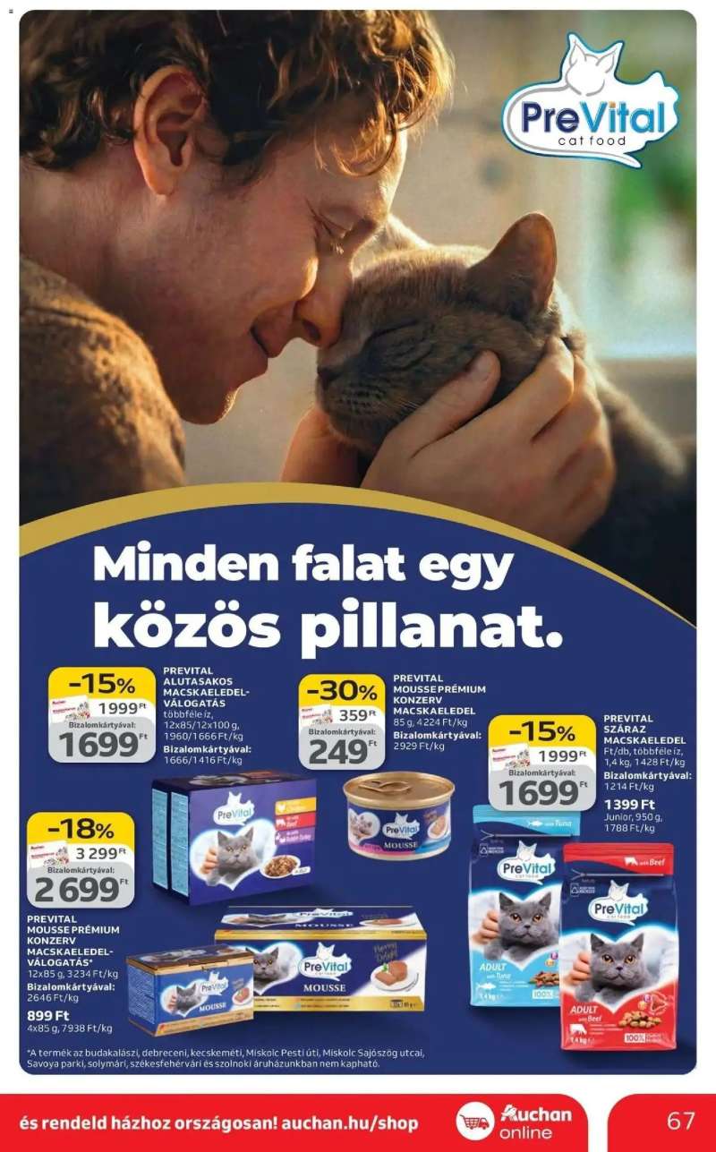 Auchan Auchan akciós újság Budapest 67 oldal