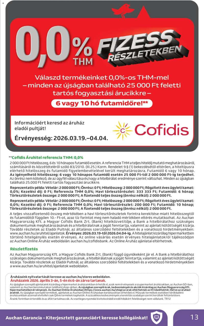 Auchan Auchan Húsvéti elektronikai ajánlataink 13 oldal