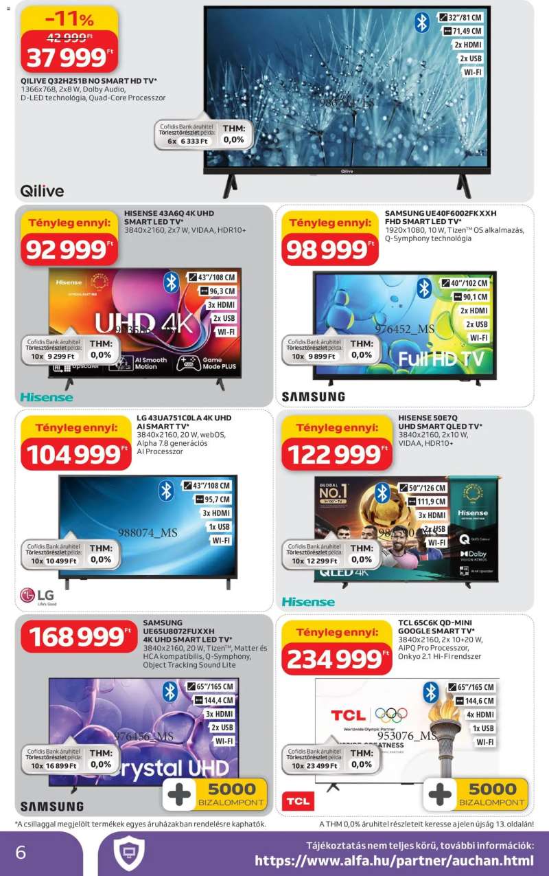 Auchan Auchan Húsvéti elektronikai ajánlataink 6 oldal