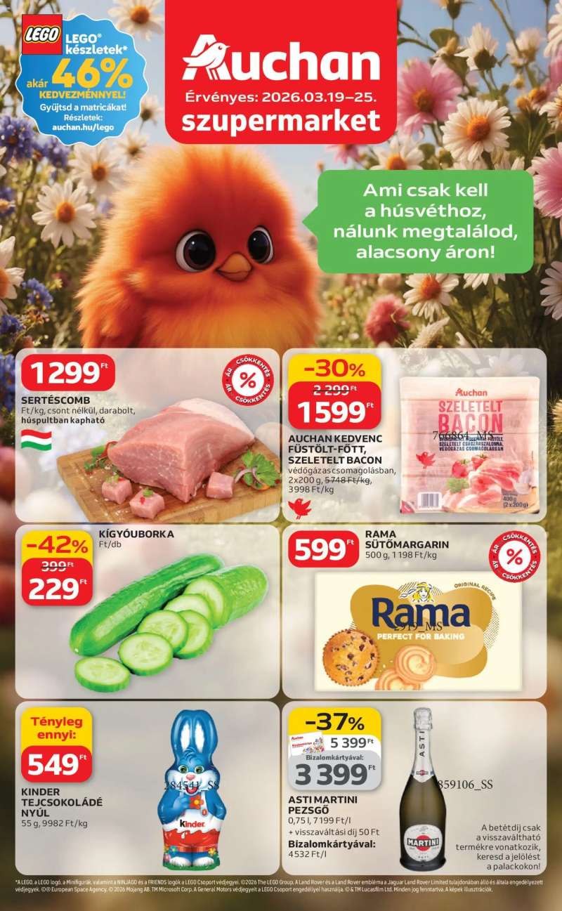Auchan Auchan Szupermarket akciós újság 1 oldal