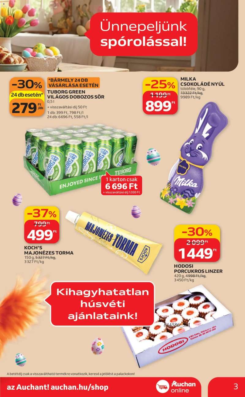 Auchan Auchan Szupermarket akciós újság 3 oldal