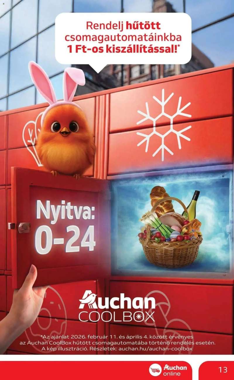 Auchan Auchan újság érvényessége 2026.03.25-ig 13 oldal