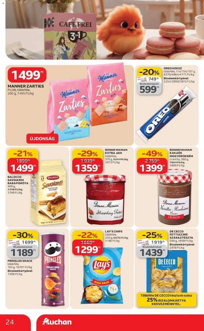 Auchan Auchan újság érvényessége 2026.03.25-ig 24 oldal
