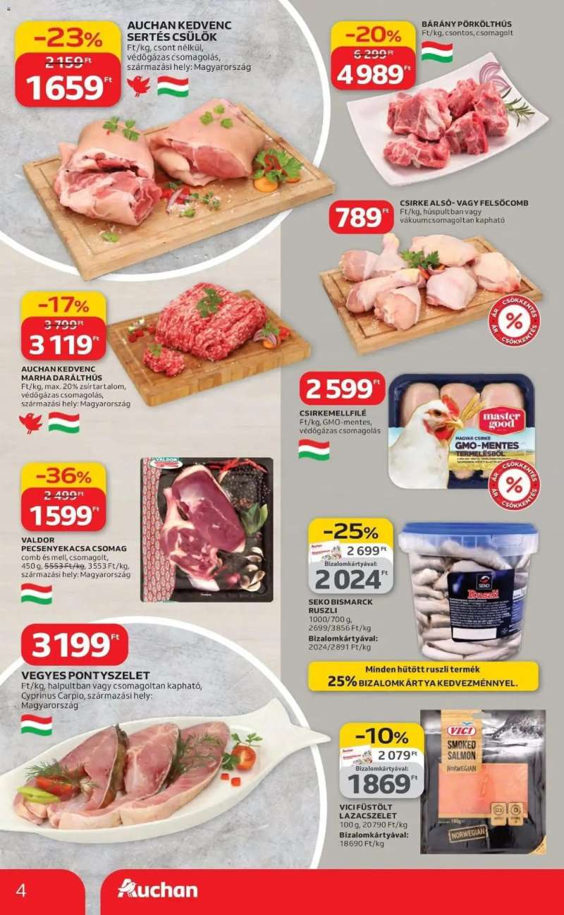 Auchan Auchan újság érvényessége 2026.03.25-ig 4 oldal