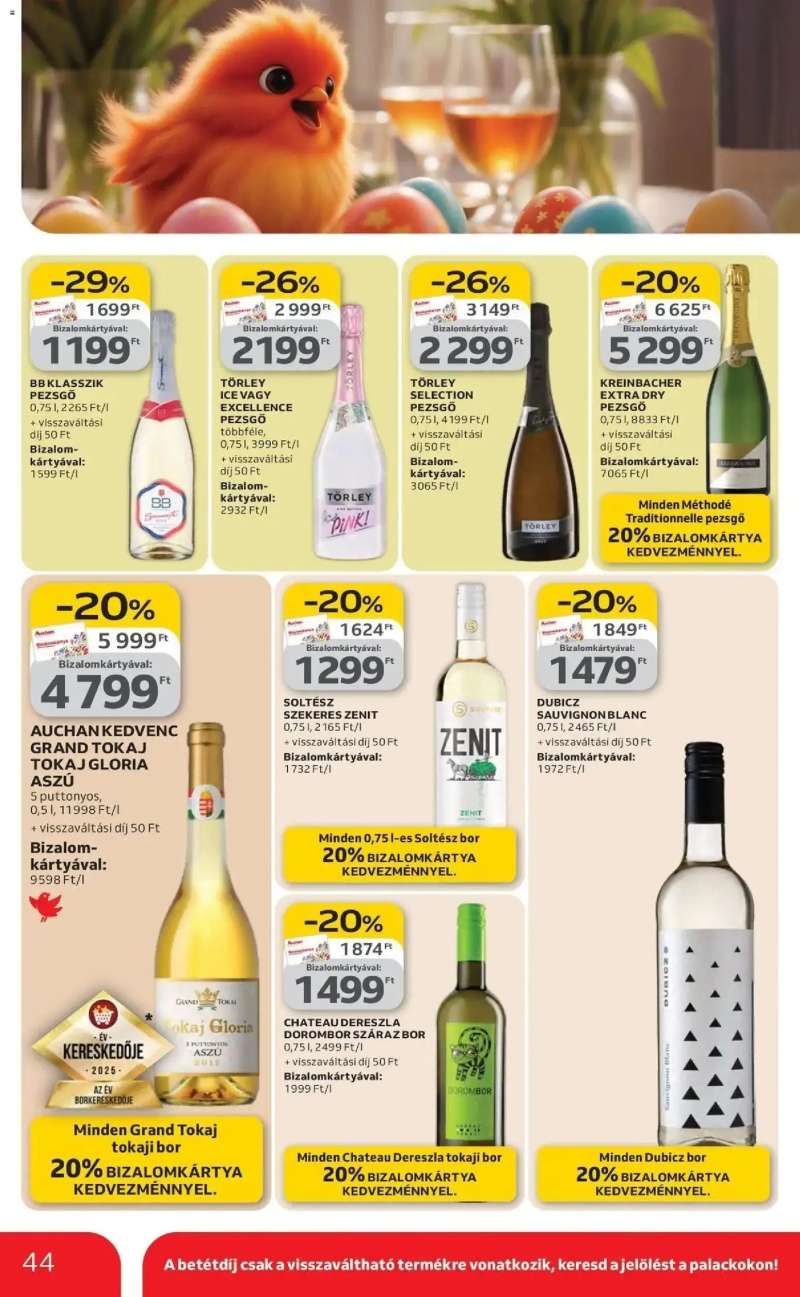 Auchan Auchan újság érvényessége 2026.03.25-ig 44 oldal