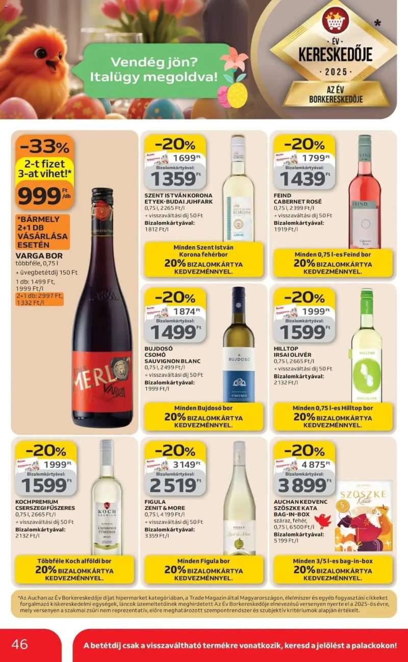 Auchan Auchan újság érvényessége 2026.03.25-ig 46 oldal