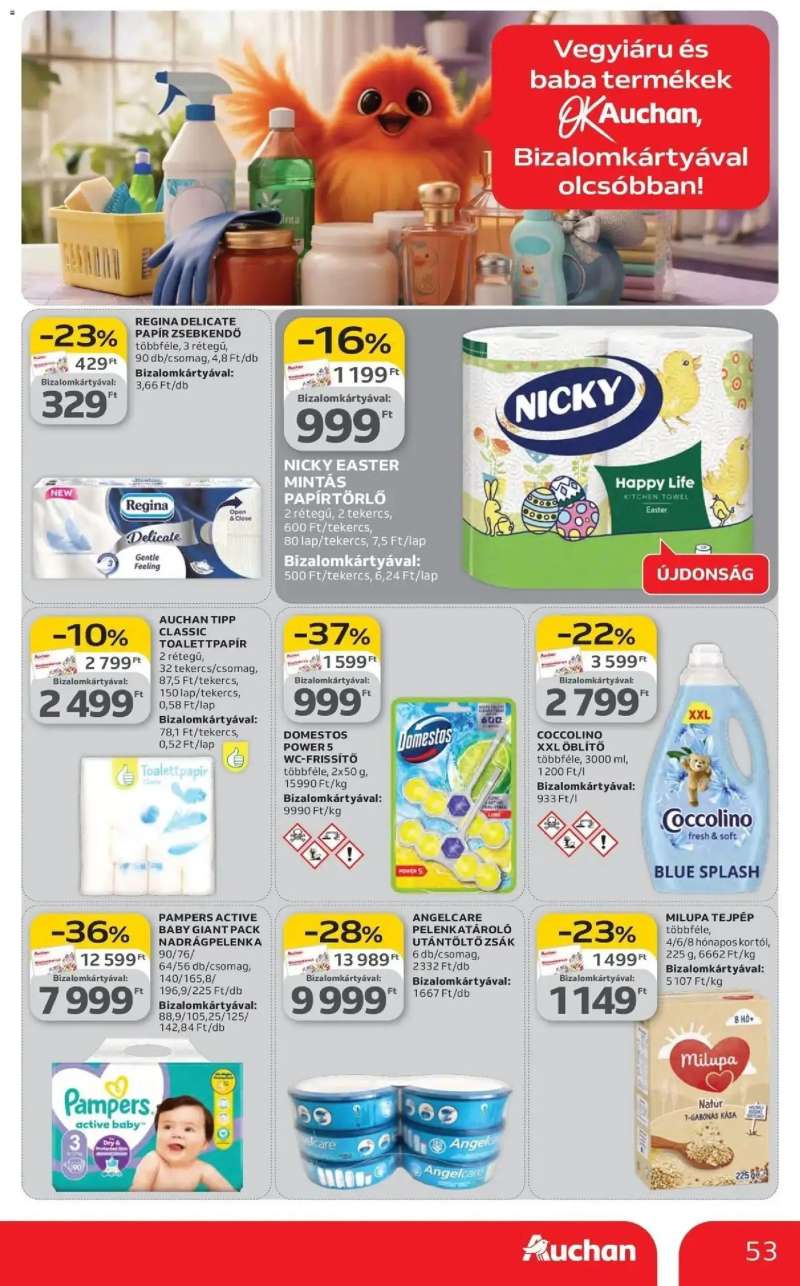 Auchan Auchan újság érvényessége 2026.03.25-ig 53 oldal