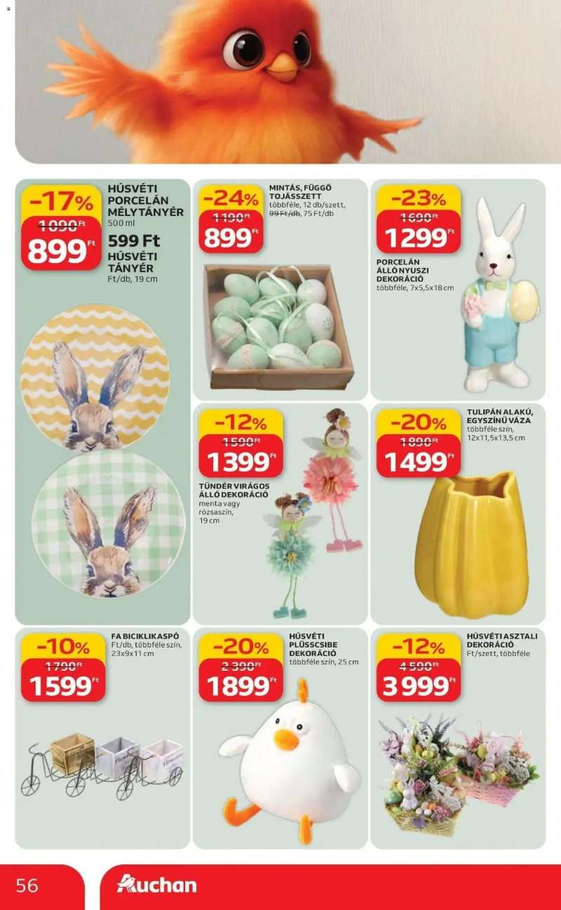 Auchan Auchan újság érvényessége 2026.03.25-ig 56 oldal