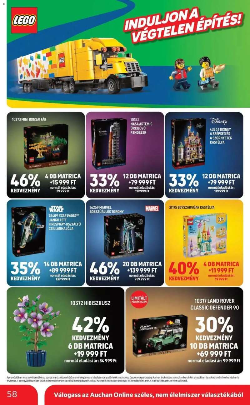 Auchan Auchan újság érvényessége 2026.03.25-ig 58 oldal