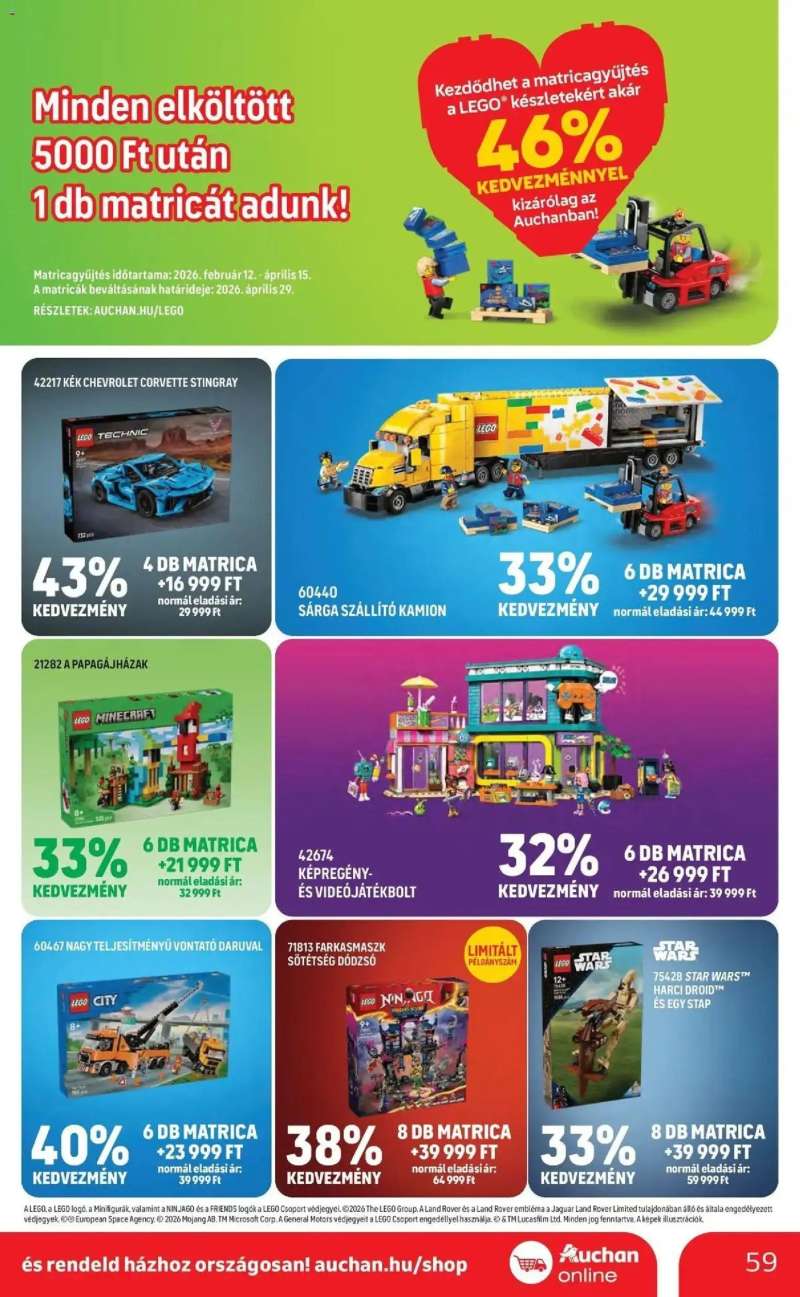 Auchan Auchan újság érvényessége 2026.03.25-ig 59 oldal