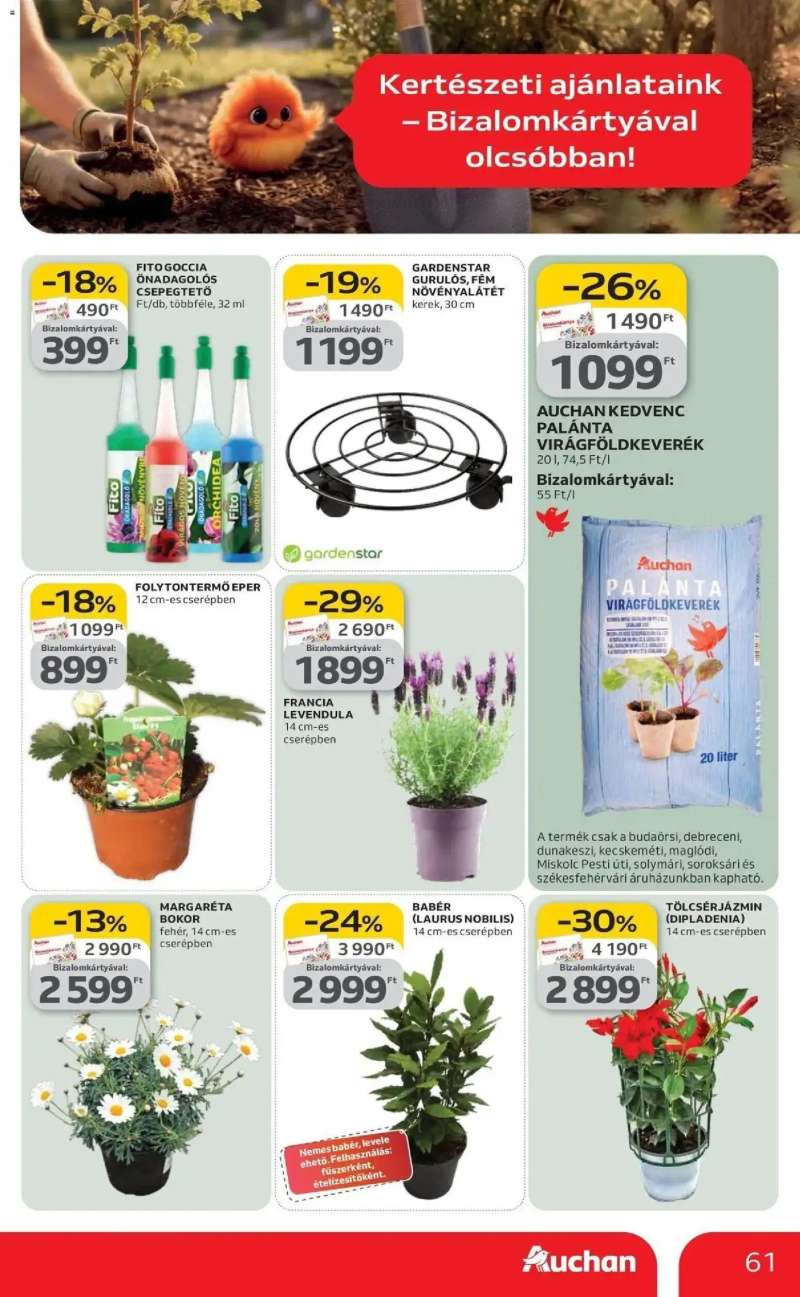 Auchan Auchan újság érvényessége 2026.03.25-ig 61 oldal