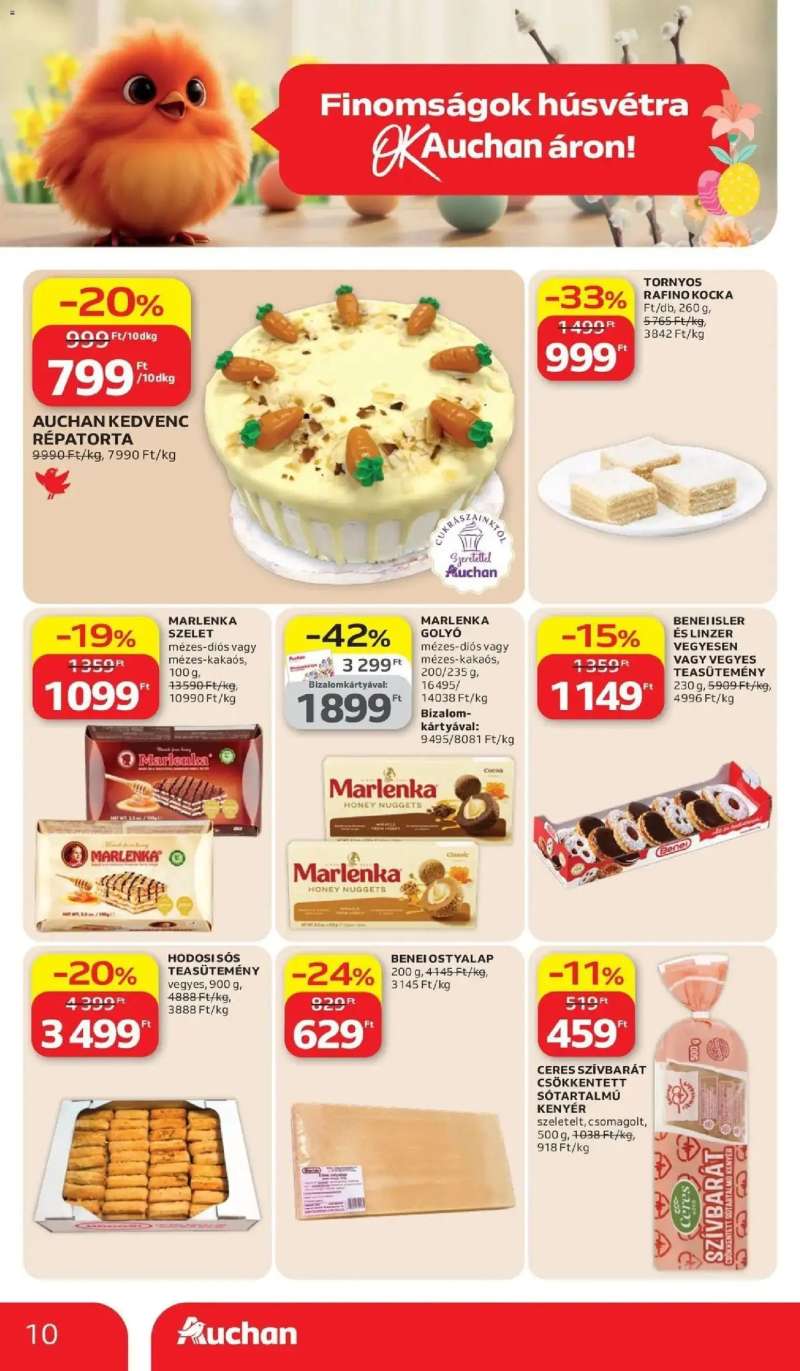 Auchan Auchan újság érvényessége 2026.04.08-ig 10 oldal