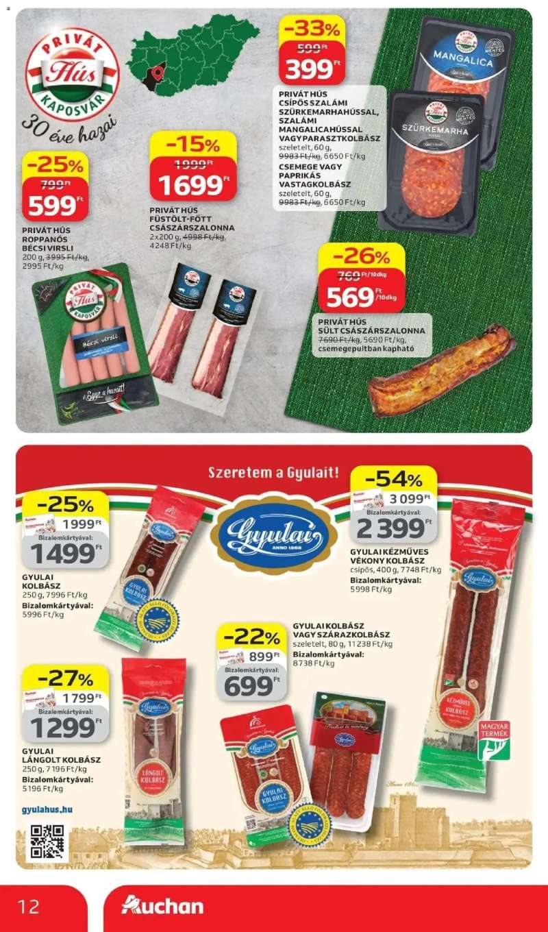 Auchan Auchan újság érvényessége 2026.04.08-ig 12 oldal