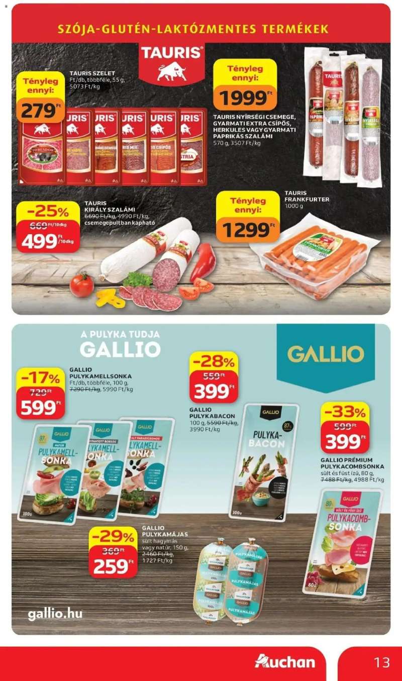 Auchan Auchan újság érvényessége 2026.04.08-ig 13 oldal