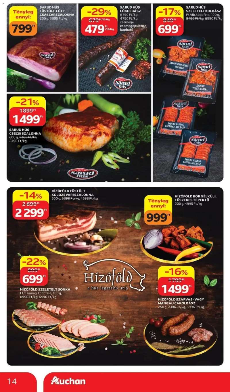 Auchan Auchan újság érvényessége 2026.04.08-ig 14 oldal