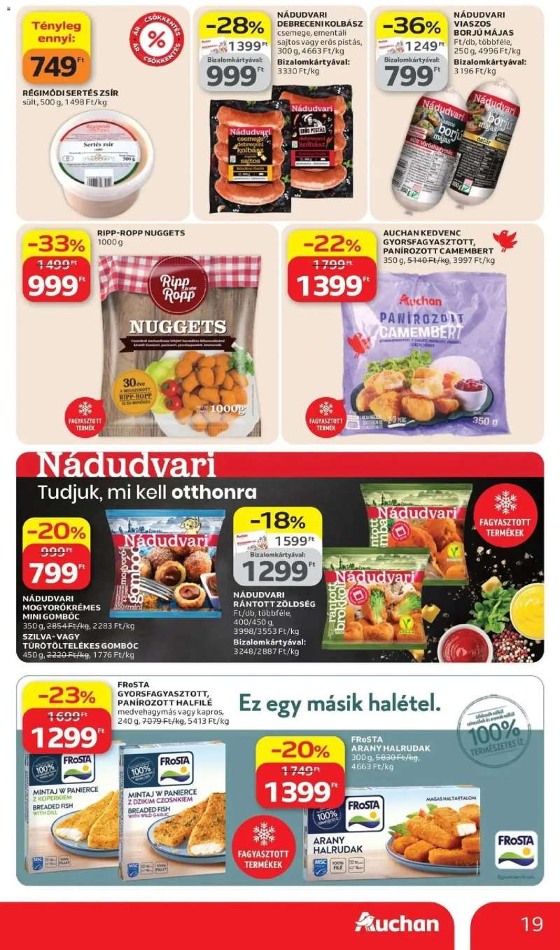 Auchan Auchan újság érvényessége 2026.04.08-ig 19 oldal
