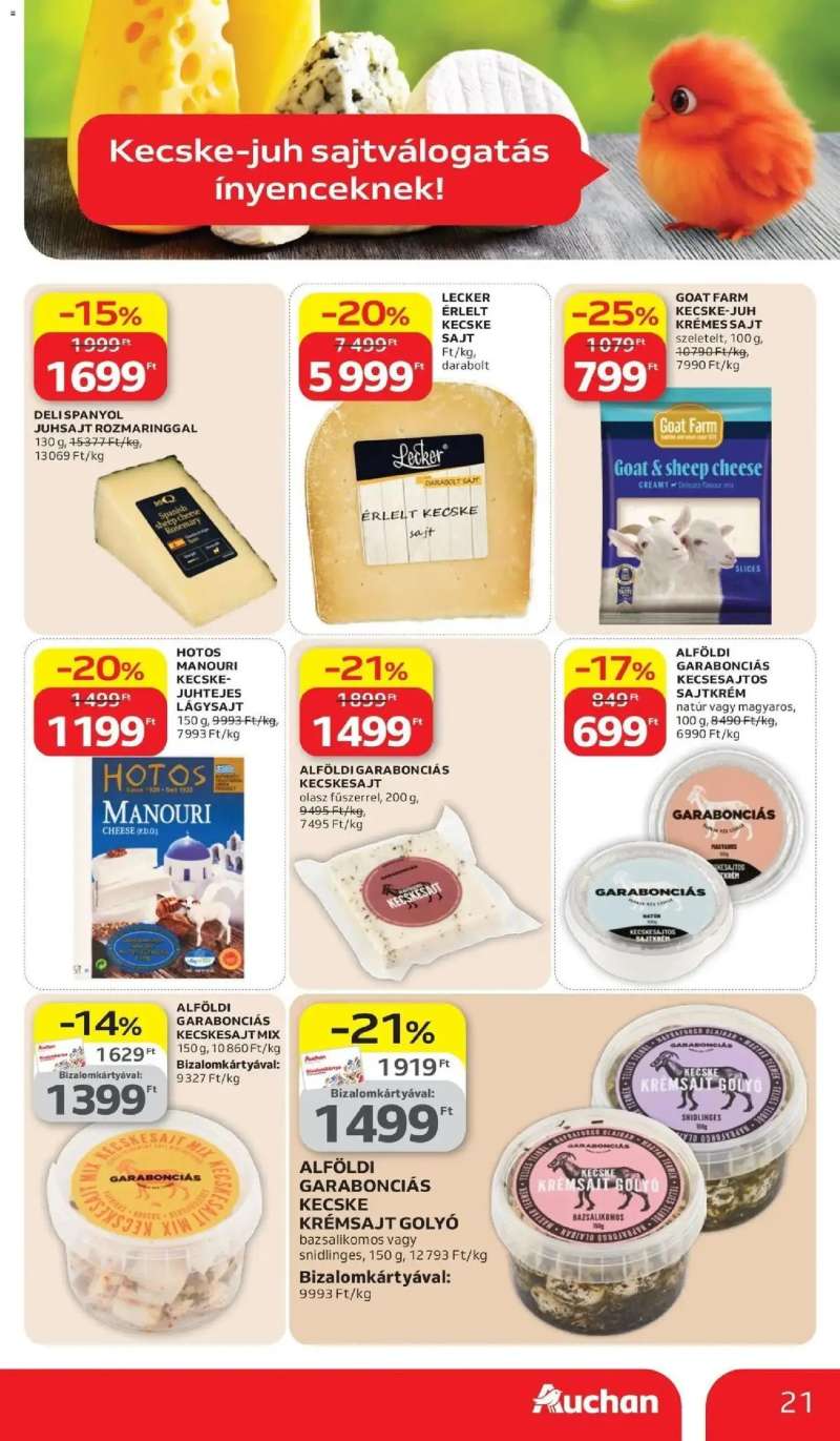 Auchan Auchan újság érvényessége 2026.04.08-ig 21 oldal
