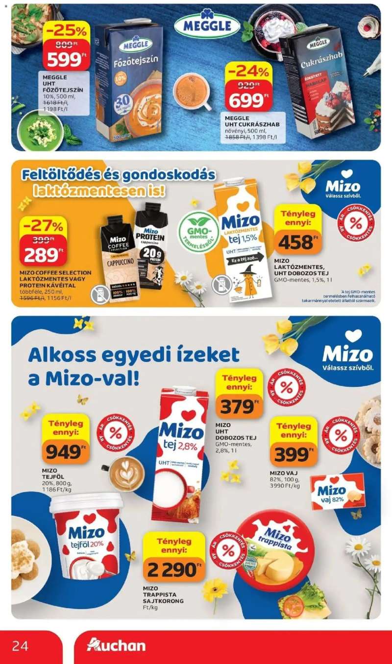 Auchan Auchan újság érvényessége 2026.04.08-ig 24 oldal