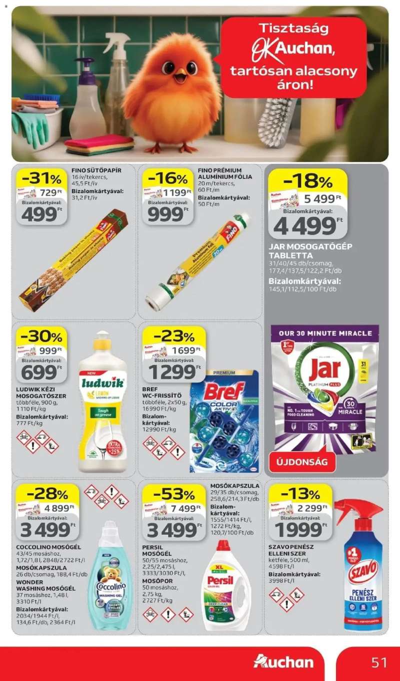 Auchan Auchan újság érvényessége 2026.04.08-ig 51 oldal