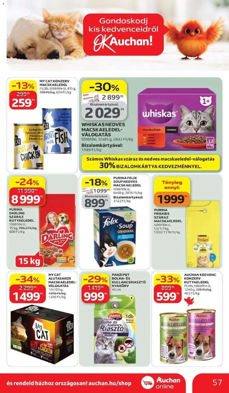 Auchan Auchan újság érvényessége 2026.04.08-ig 57 oldal