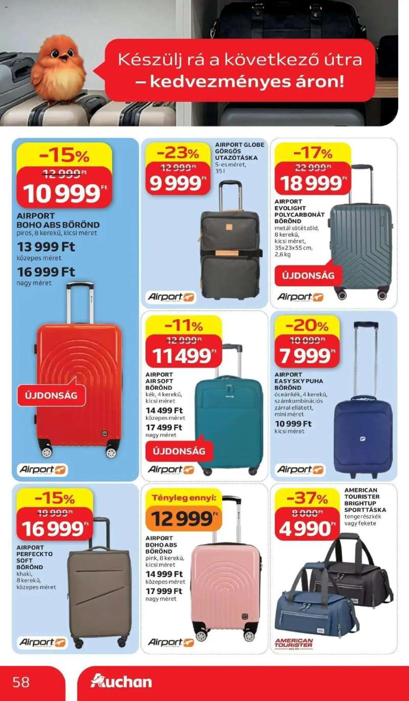 Auchan Auchan újság érvényessége 2026.04.08-ig 58 oldal