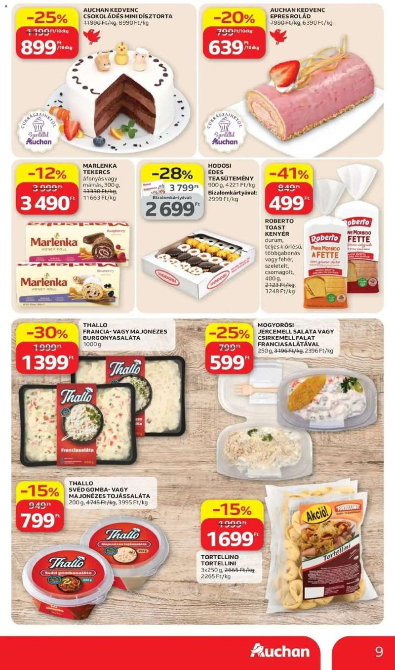 Auchan Auchan újság érvényessége 2026.04.08-ig 9 oldal