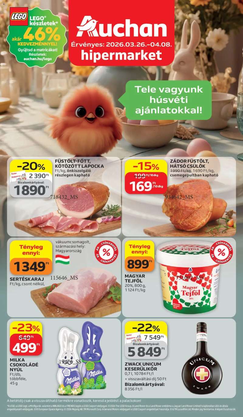 Auchan Auchan akciós újság 1 oldal