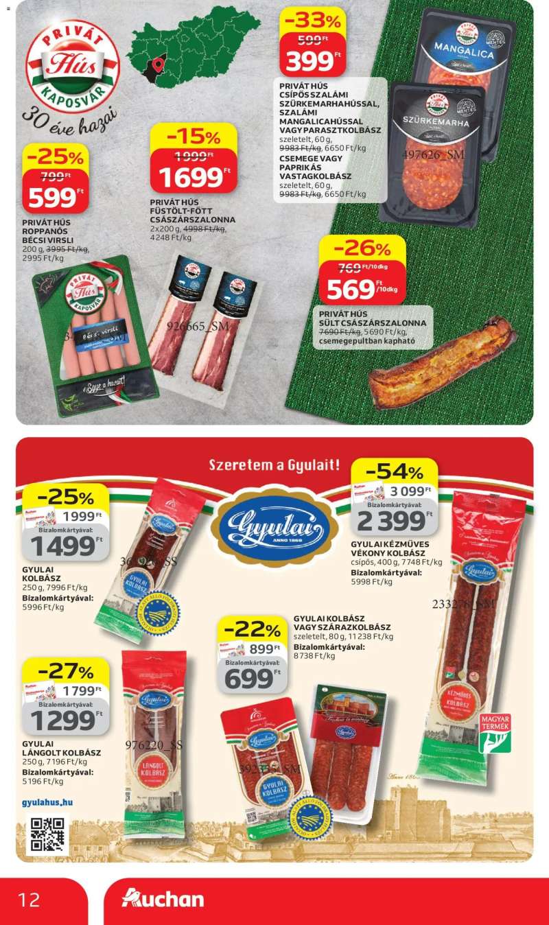 Auchan Auchan akciós újság 12 oldal