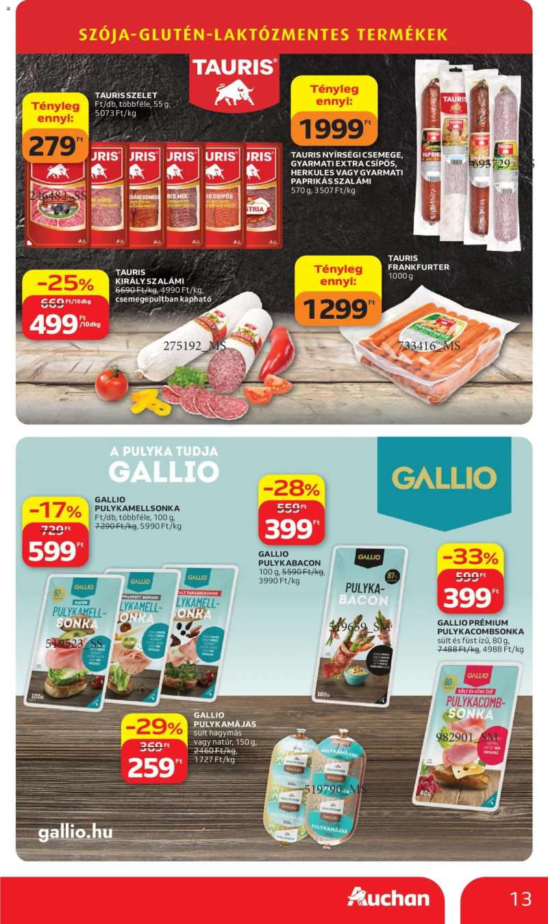 Auchan Auchan akciós újság 13 oldal